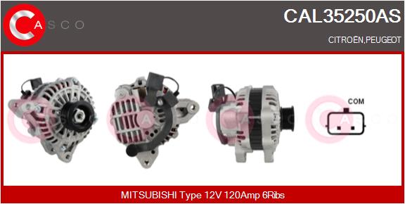 Alternatore - CAL35250AS CASCO