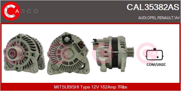 Alternatore - CAL35382AS CASCO