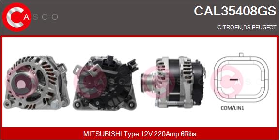 Alternatore - CAL35408GS CASCO