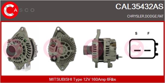 Alternatore - CAL35432AS CASCO