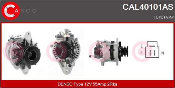 Alternator - CAL40101AS CASCO