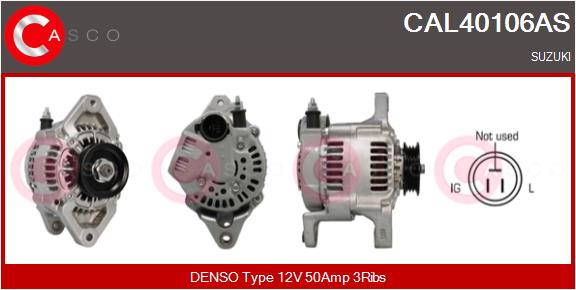 Alternatore - CAL40106AS CASCO