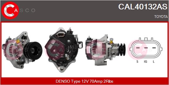 Alternator - CAL40132AS CASCO