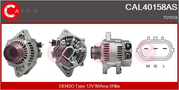Alternatore - CAL40158AS CASCO