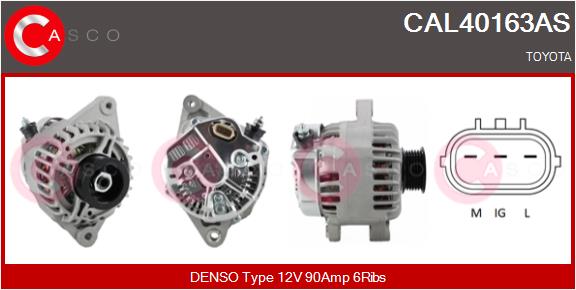 Alternatore - CAL40163AS CASCO