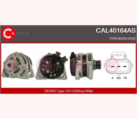 Alternator - CAL40164AS CASCO