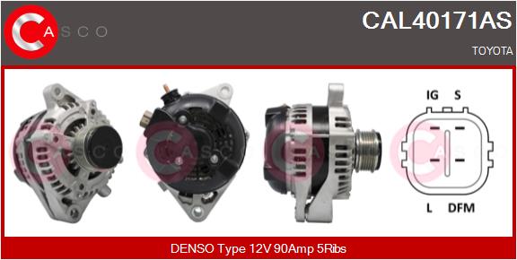 Alternator - CAL40171AS CASCO