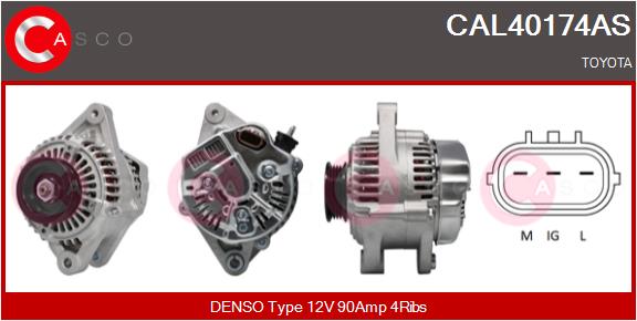 Alternator - CAL40174AS CASCO