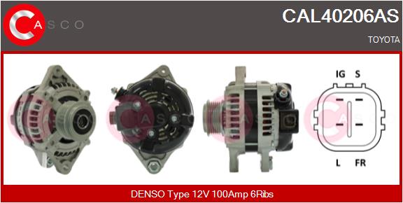 Alternatore - CAL40206AS CASCO