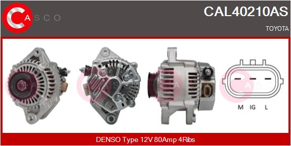Alternatore - CAL40210AS CASCO