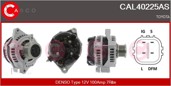 Alternator - CAL40225AS CASCO