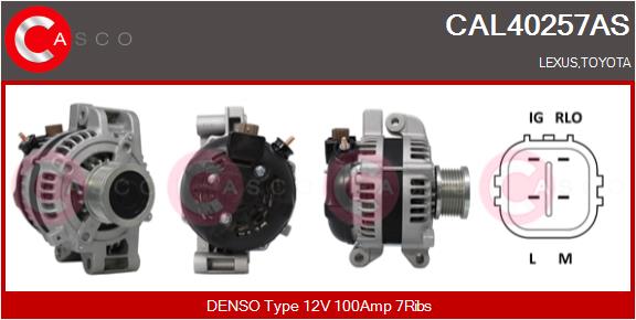Alternatore - CAL40257AS CASCO