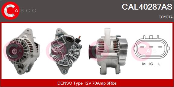 Alternatore - CAL40287AS CASCO