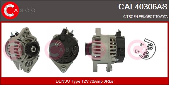 Alternatore - CAL40306AS CASCO