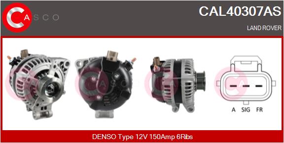 Alternator - CAL40307AS CASCO