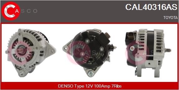 Alternator - CAL40316AS CASCO