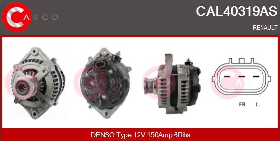 Alternatore - CAL40319AS CASCO