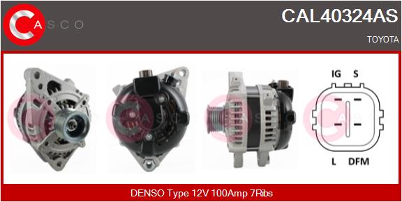 Генератор - CAL40324AS CASCO
