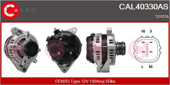 Alternator - CAL40330AS CASCO