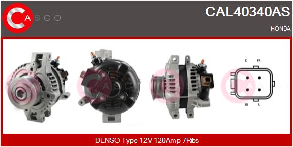 Alternatore - CAL40340AS CASCO