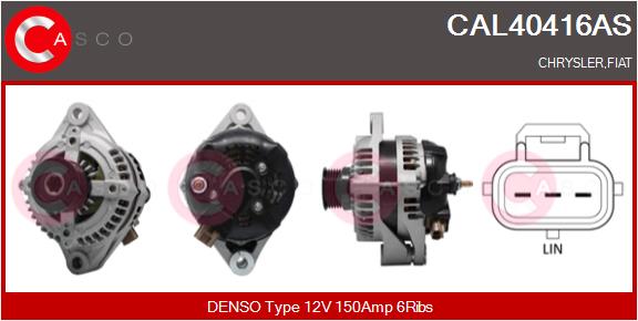 Alternatore - CAL40416AS CASCO