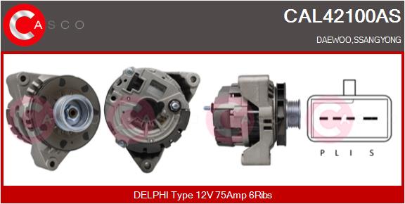 Alternatore - CAL42100AS CASCO