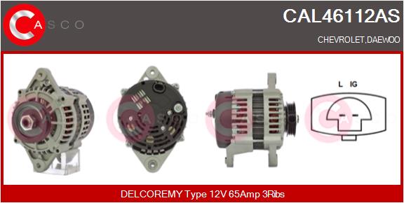Alternator - CAL46112AS CASCO