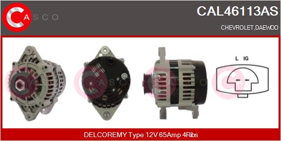 Alternatore - CAL46113AS CASCO