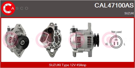 Alternator - CAL47100AS CASCO