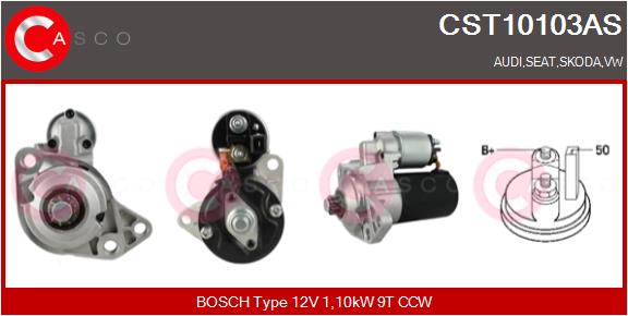 starteris - CST10103AS CASCO