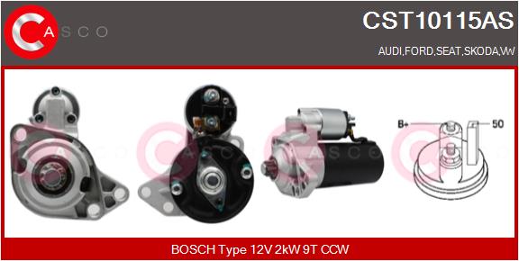 starteris - CST10115AS CASCO