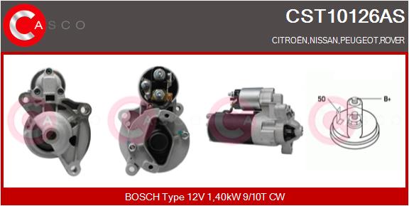 Motorino d'avviamento - CST10126AS CASCO