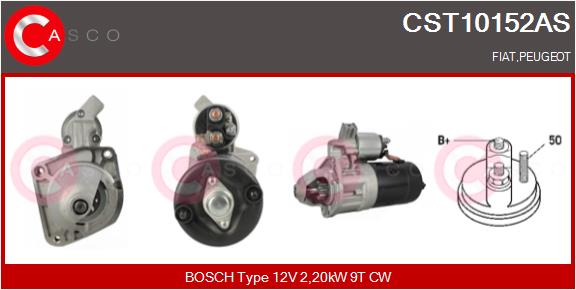 Motorino d'avviamento - CST10152AS CASCO