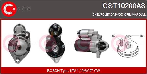 starteris - CST10200AS CASCO