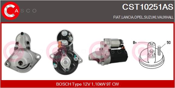 Motorino d'avviamento - CST10251AS CASCO