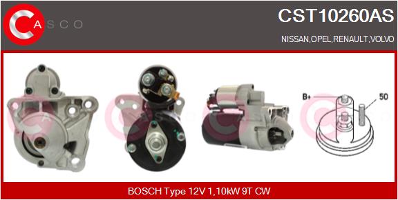 Motorino d'avviamento - CST10260AS CASCO