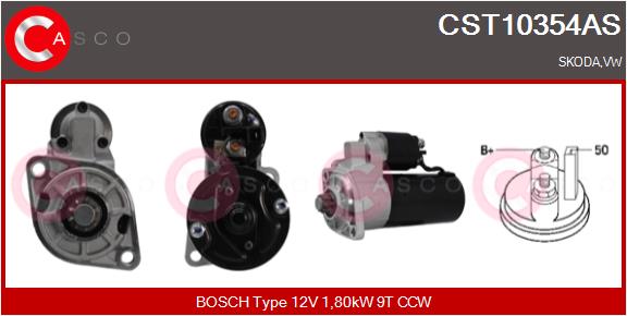 starteris - CST10354AS CASCO