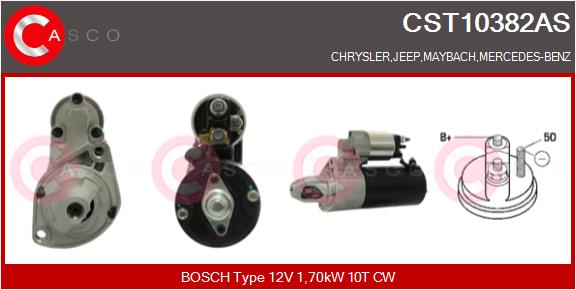 Motorino d'avviamento - CST10382AS CASCO