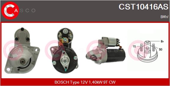 Motorino d'avviamento - CST10416AS CASCO