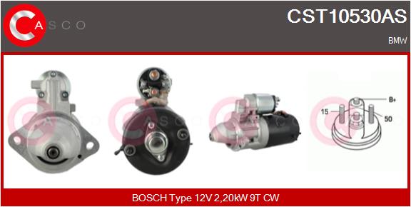 Motorino d'avviamento - CST10530AS CASCO