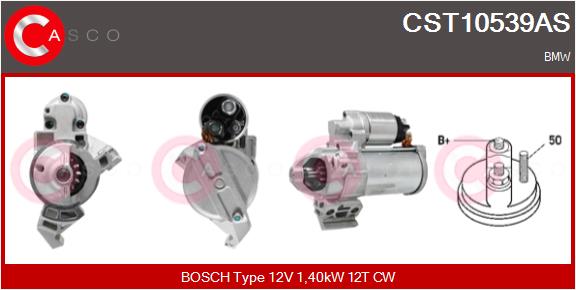 Motorino d'avviamento - CST10539AS CASCO