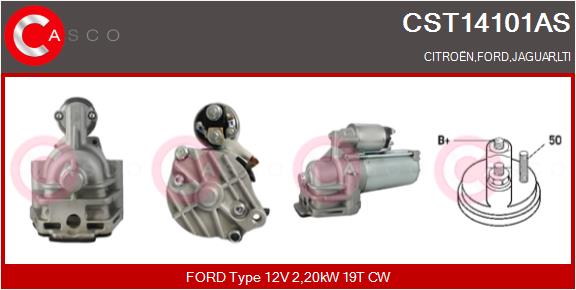 Motorino d'avviamento - CST14101AS CASCO