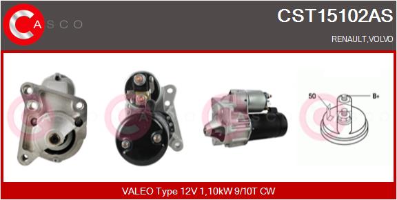 Motorino d'avviamento - CST15102AS CASCO
