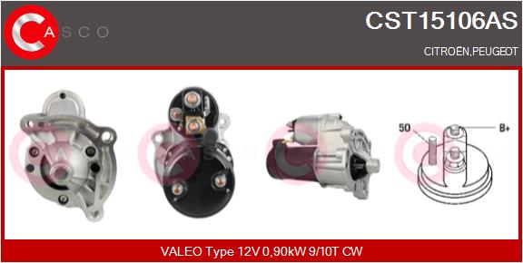 Motorino d'avviamento - CST15106AS CASCO