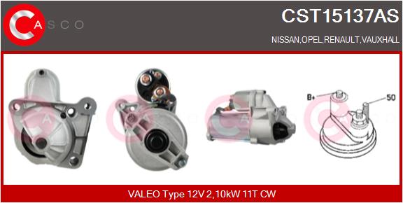 starteris - CST15137AS CASCO