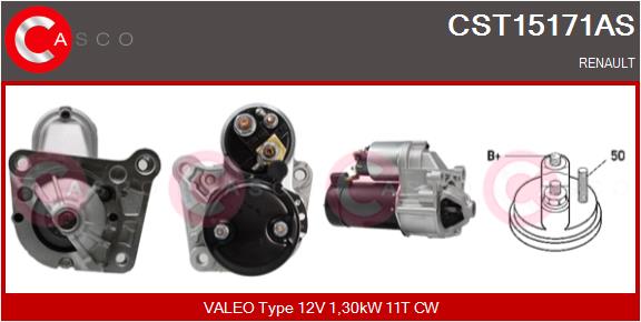 Motorino d'avviamento - CST15171AS CASCO