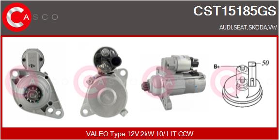 Motorino d'avviamento - CST15185GS CASCO