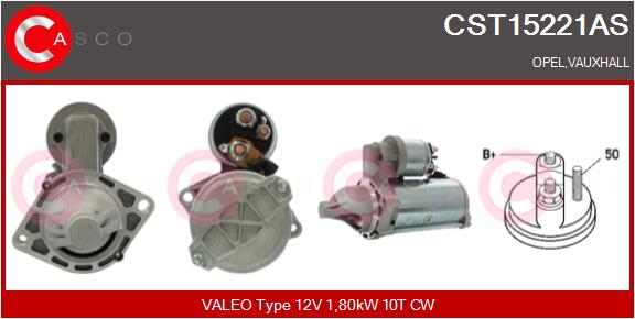 Motorino d'avviamento - CST15221AS CASCO