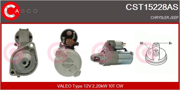 Motorino d'avviamento - CST15228AS CASCO