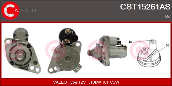 Стартер - CST15261AS CASCO